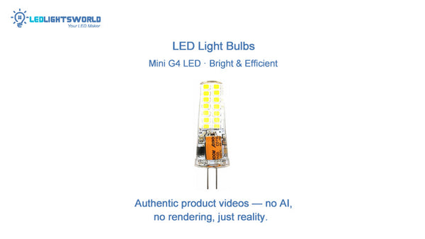 G4 LED Light Bulbs – 5W Silicone Series Replacement Showcase | LEDLightsWorld