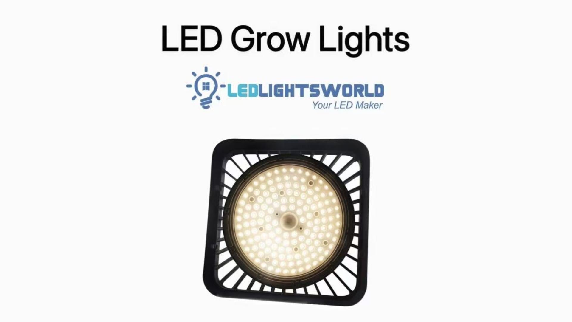 High Power Full Spectrum LED Grow Flood Light – IP65 Overview | LEDLightsWorld