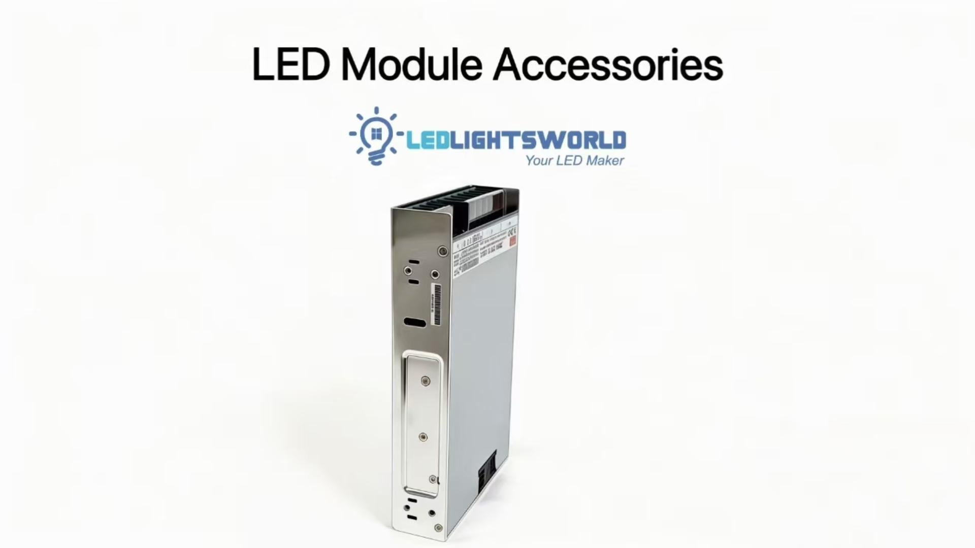 MEANWELL 12V 400W Slim Type Switching Power Supply with PFC – UL Certified Demo | LEDlightsWorld