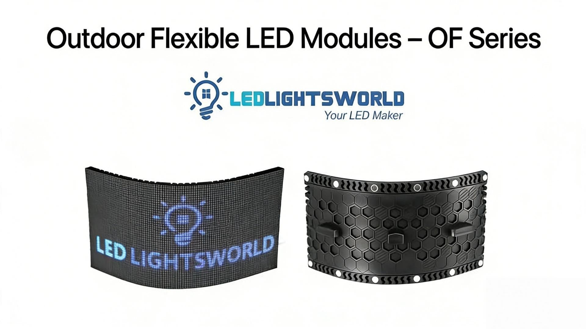 OF-3S P4 Outdoor Flexible LED Module – 320×160mm, 4500 nits Overview | LEDLightsWorld