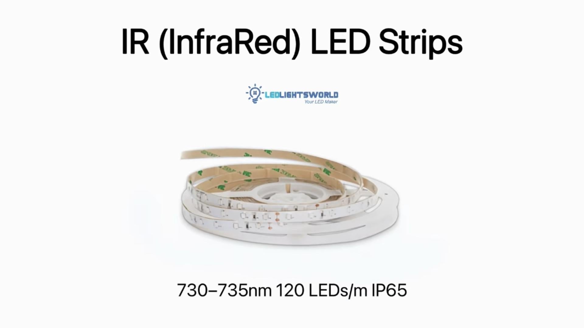 730–735nm Far Red LED Strip Light 12V Flowering & Photoperiod Control Demo | LEDLightsWorld