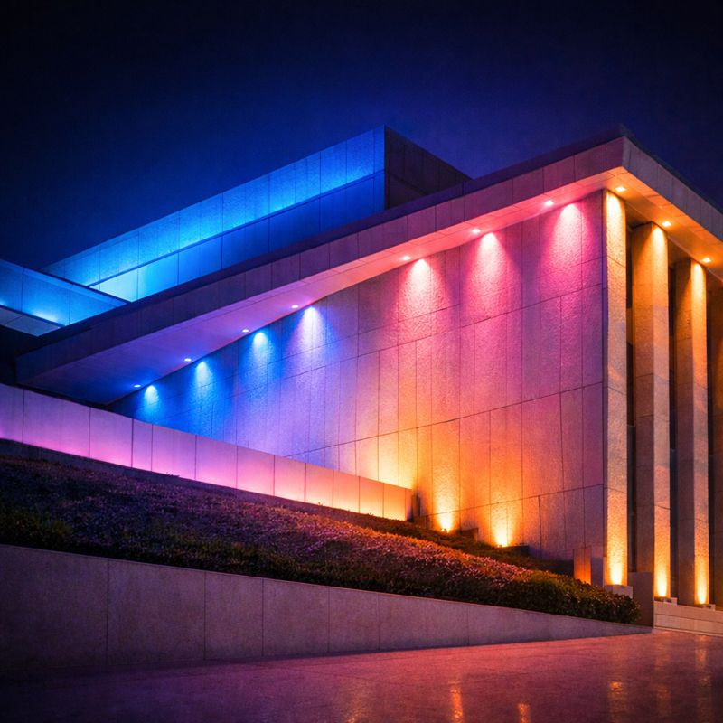 Treating Architecture as a Canvas: The Aesthetic Role of Linear LED Wall Washers