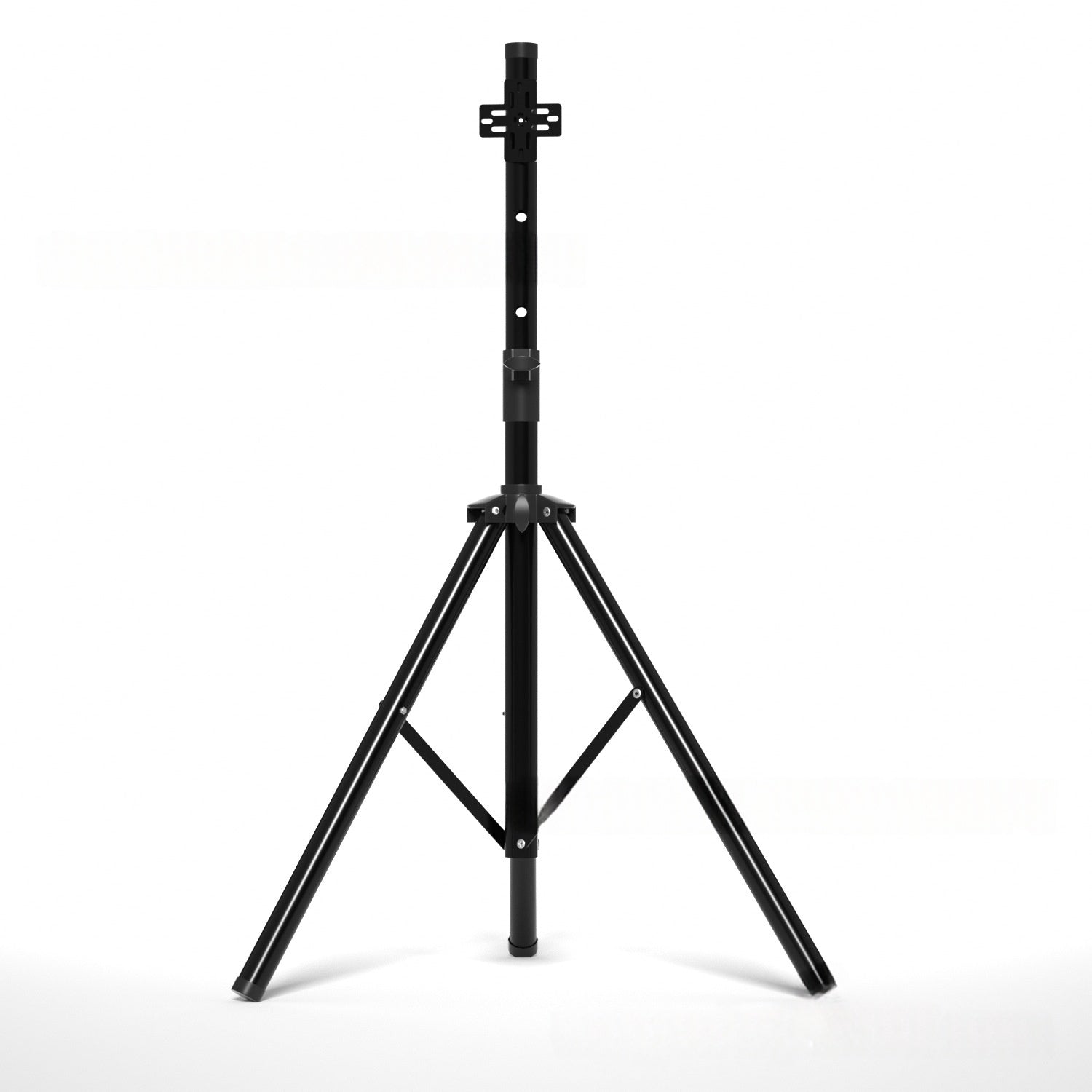 Options de support et de montage pour ventilateur holographique 3D de la série F | Support au sol/au plafond (sans boîtier) | Compatible avec la série F ≤ 100 cm (39,4 pouces) | Finition noire