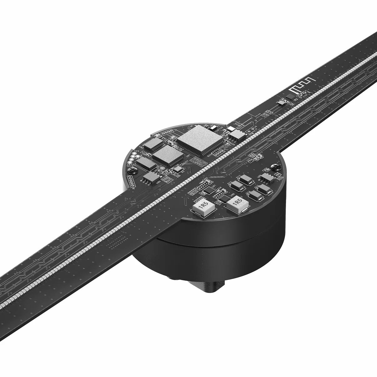 FL-CL Series 42cm (16.5 inch) Small Size | 3D Hologram Fan LED Display | Flat Fan Cloud Control (AS) | LED Hologram Projector | 2-Pack Fans with Outdoor Double-Sided Mounting Bracket | 2 Blades