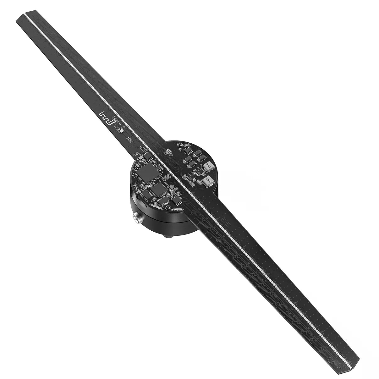 FL-CL Series 42cm (16.5 inch) Small Size | 3D Hologram Fan LED Display | Flat Fan Cloud Control (AS) | LED Hologram Projector | 2-Pack Fans with Outdoor Double-Sided Mounting Bracket | 2 Blades