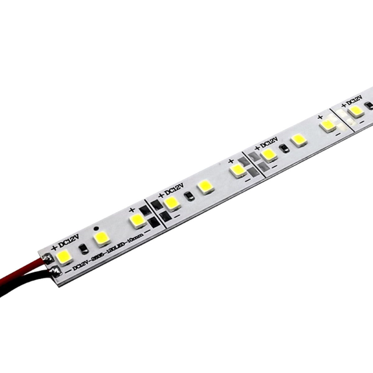 SMD2835 10MM Wide Rigid LED Strip Light  – DC12V / 24V | 10mm PCB | 12W/M | 120 LEDs/M | 1Meter Length | Warm White / Natural White / Daylight White / Cool White / Blue / Red / Green | High Brightness Indoor Lighting | 10 / 50PCS