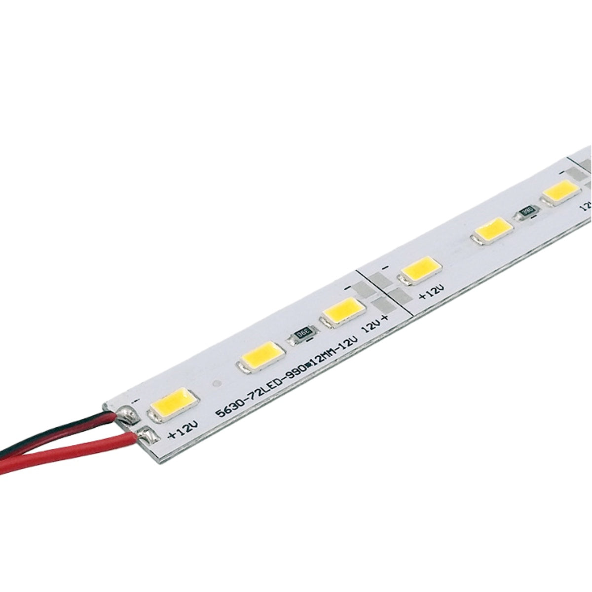 SMD5630 Rigid LED Strip Light – DC12V / 24V | 12mm PCB | 18W/M | 72 LEDs/M | 1Meter Length | Warm White / Natural White / Daylight White / Cool White | Indoor Linear Lighting Bar | 10 / 50PCS