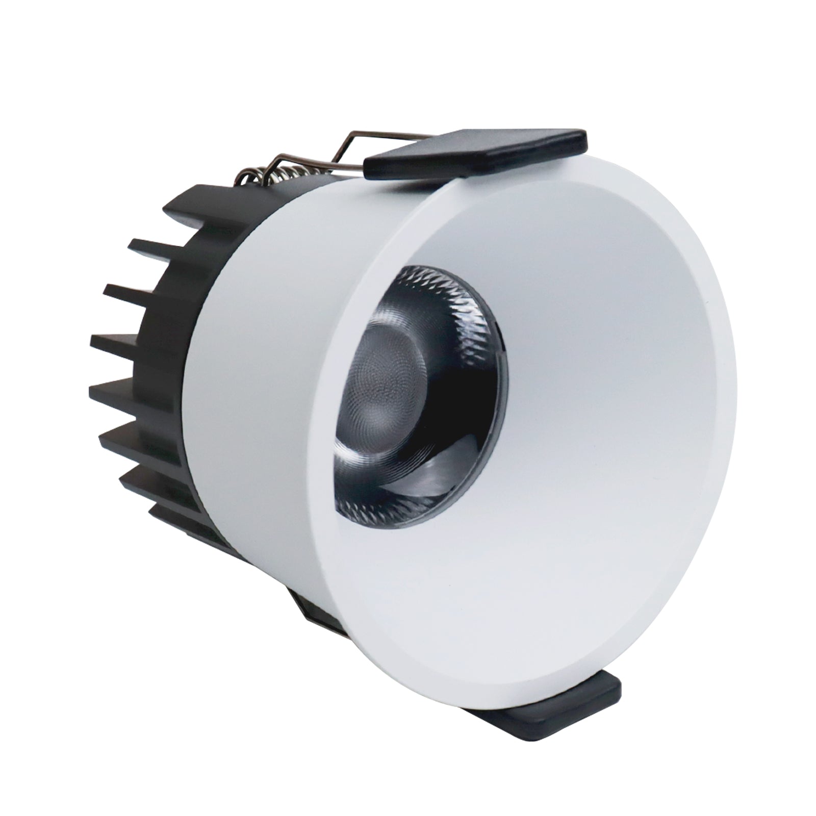 PRO-2A Series Deep Anti-Glare Full Spectrum LED Downlight | 200–240V | 4/12 Pack | 7W / 9W / 12W | 3000K / 4000K / 5000K | 24° Beam | White Housing | CRI>95 | Commercial Ceiling Recessed Light