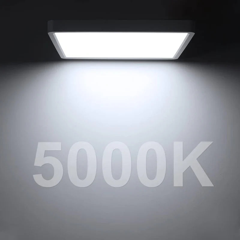 9.0 Inch Square LED Ceiling Light – 18W – White – 3000K / 4500K / 5000K / 6500K – Flush Mount Ceiling Light – Local Stock (US/UK/DE)