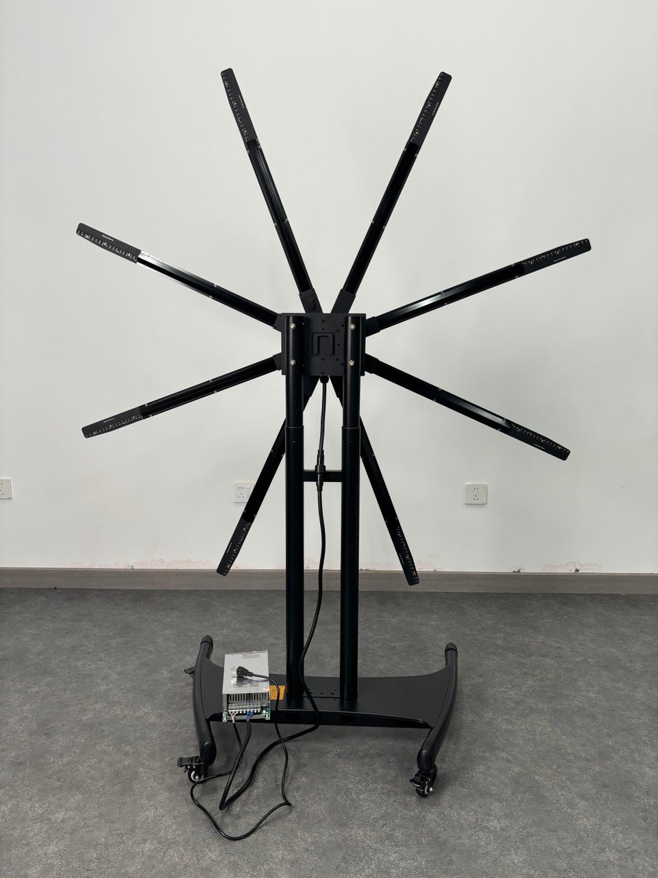 FL-CL Series 130cm to 196cm (51.2–77.2 inch) Large Size | 3D Hologram Fan LED Display | Flat Fan Cloud Control (AS) | WiFi Hologram Fan | Fan Only / Dual-Pole Mobile Stand | 8 Blades
