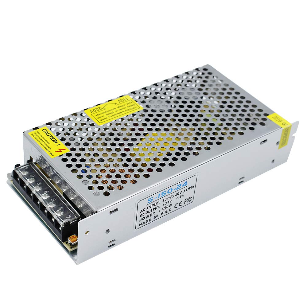 DC 12 V/24 V Schaltnetzteil 60 W–250 W, AC 110/220 V Eingang, Konstantspannungs-LED-Treibertransformator, Metallgehäuse mit Schraubklemmen, CE/FCC/RoHS-zertifiziert