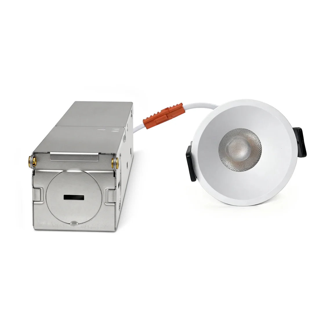 PRO-1A Series Deep Anti-Glare Full Spectrum LED Downlight | 90–140V | 4/12 Pack | 7W / 9W / 12W | 5CCT Adjustable | 24° Beam | White Housing | CRI>97 | Commercial Ceiling Recessed Light