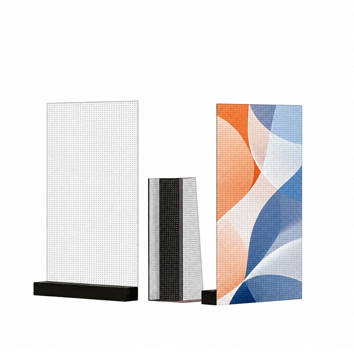【Standard Modular Panel】HC Series P8 Adhesive Transparent LED Film – 400×1000 mm (15.75×39.37 in) | 2000nits / 4000nits | 92% / 87% Transparency Glass Display for Retail Windows & Exhibition | Multiple Kit Options | Plug & Play