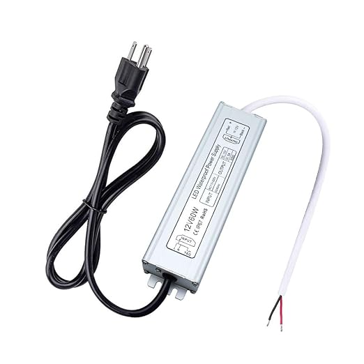 12V Waterproof LED Power Supply 30W–280W, 90–265V Input, Single/Dual Wire Output, Aluminum Housing, Outdoor LED Driver, CE/RoHS/FCC —US/UK/EU Plug & Wire Leads Options
