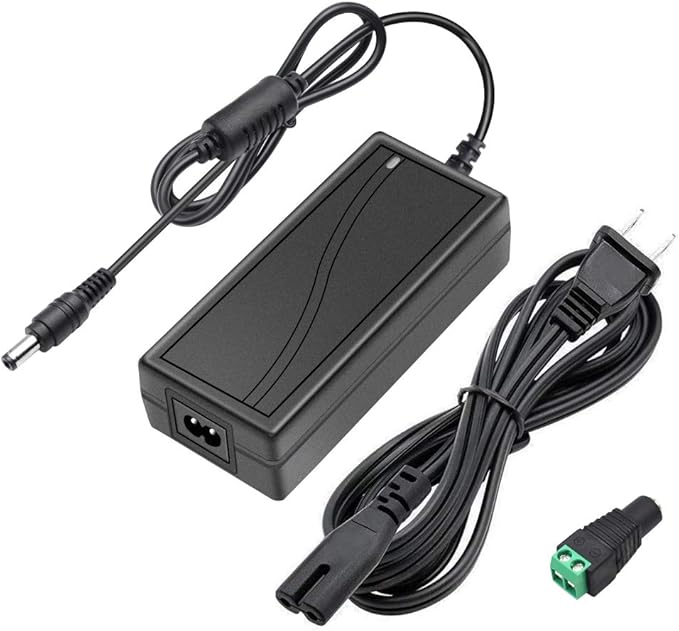 DC 12V Desktop Power Supply Adapter 36W–120W, AC 100–240V Input, Switching Transformer Charger with US/UK Plug — for LED Strip Lights, CCTV, Pumps, and Electronics
