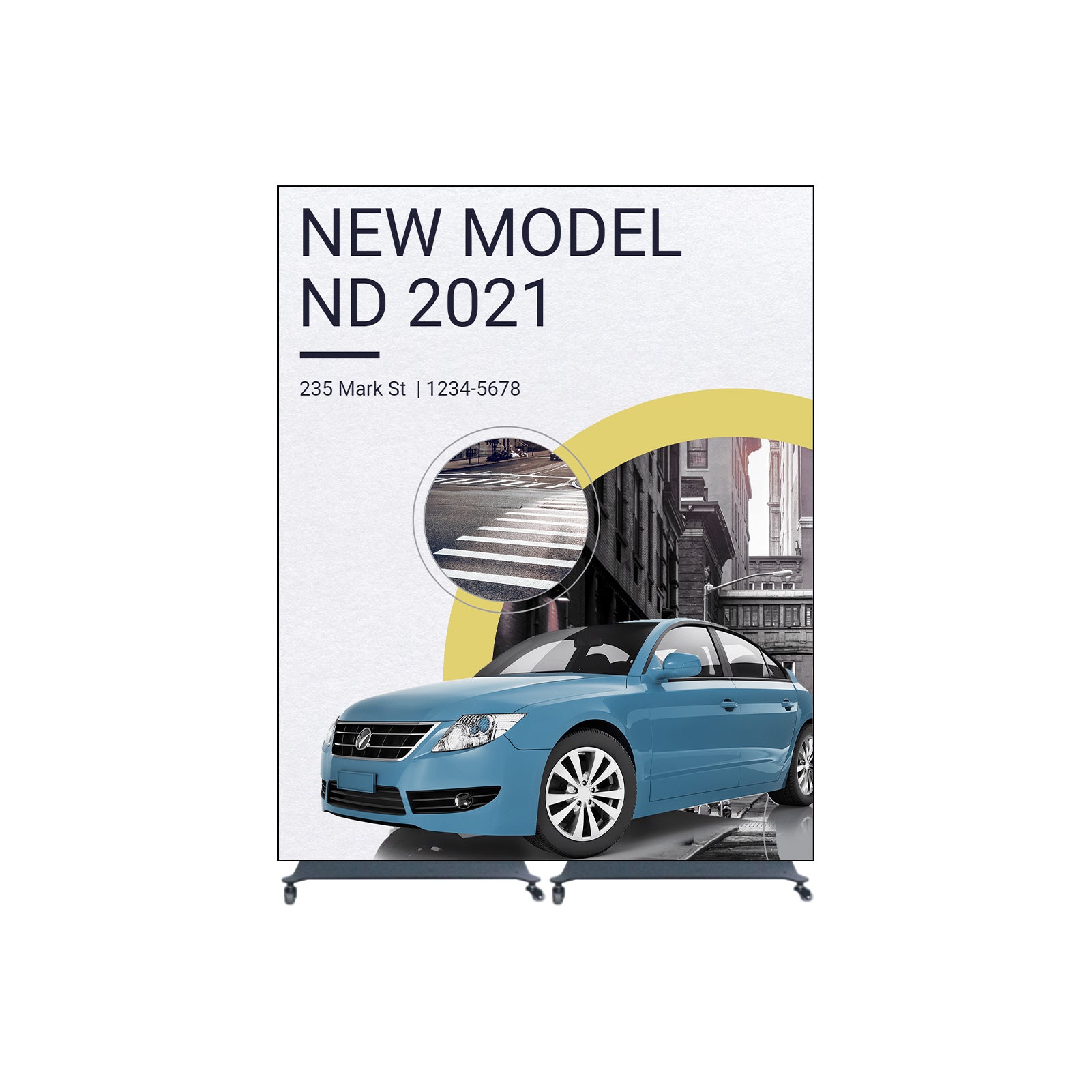 Écran LED d'affichage à épissure série EP-S | 960 × 1920 mm, intérieur, enfichable | P2,5 / P1,86 / P1,53 / P1,25 | Couvercle acrylique 
