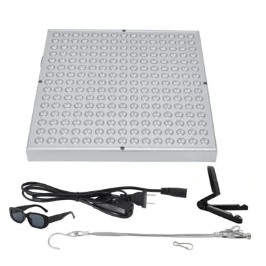 20W Floor Standing Blue Light Tanning Lamp – Blue Light 460–465nm | Dimmable & Timer | AC100–240V | Aluminum Alloy + PC Cover | Includes Floor Stand | for Skin Tanning, Bronze Finish | US / EU Plug