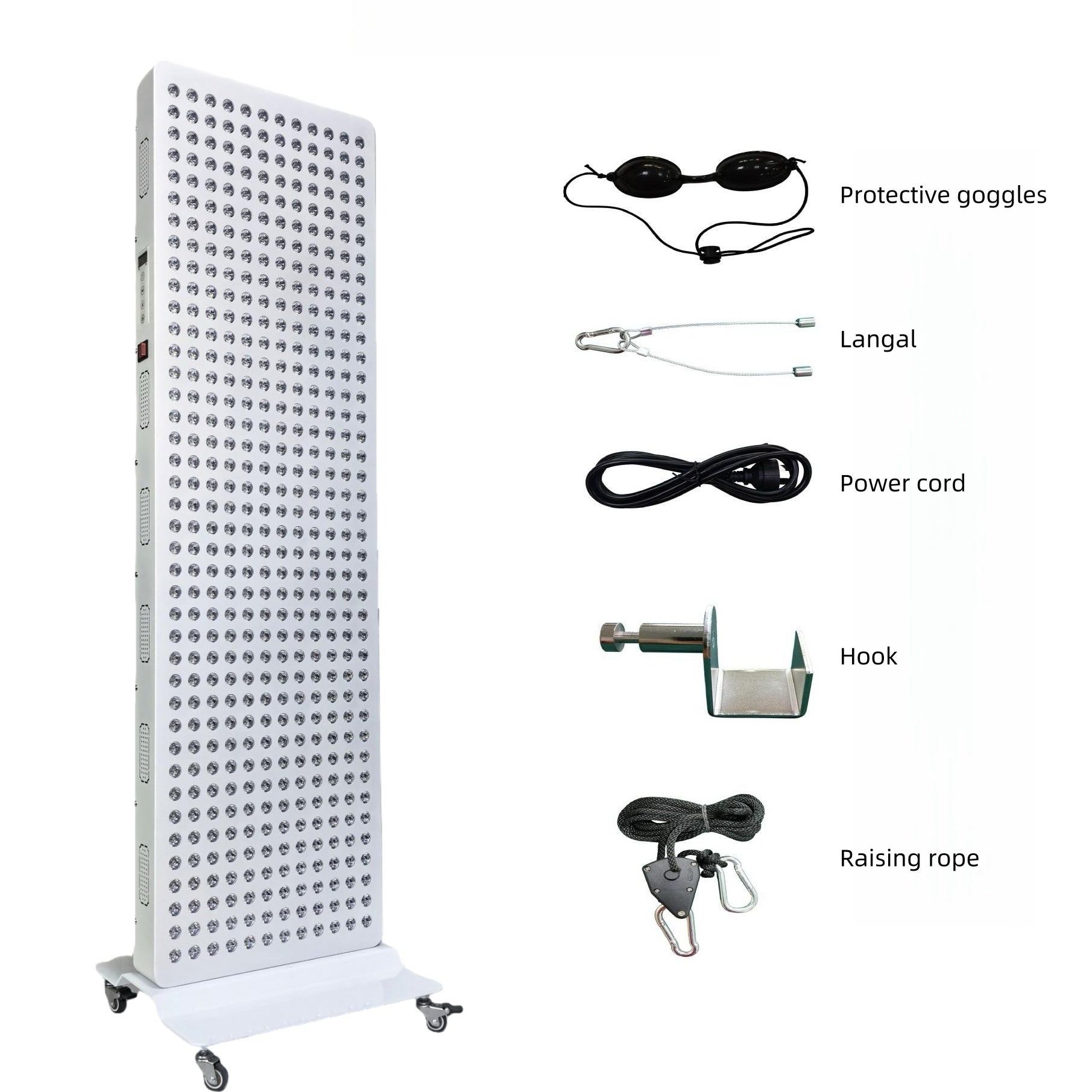 ALPRO1500 Rotes LED-Lichttherapie-Panel, 420 W tiefrote 660 nm und Nahinfrarot 850 nm LED-Lichttherapie