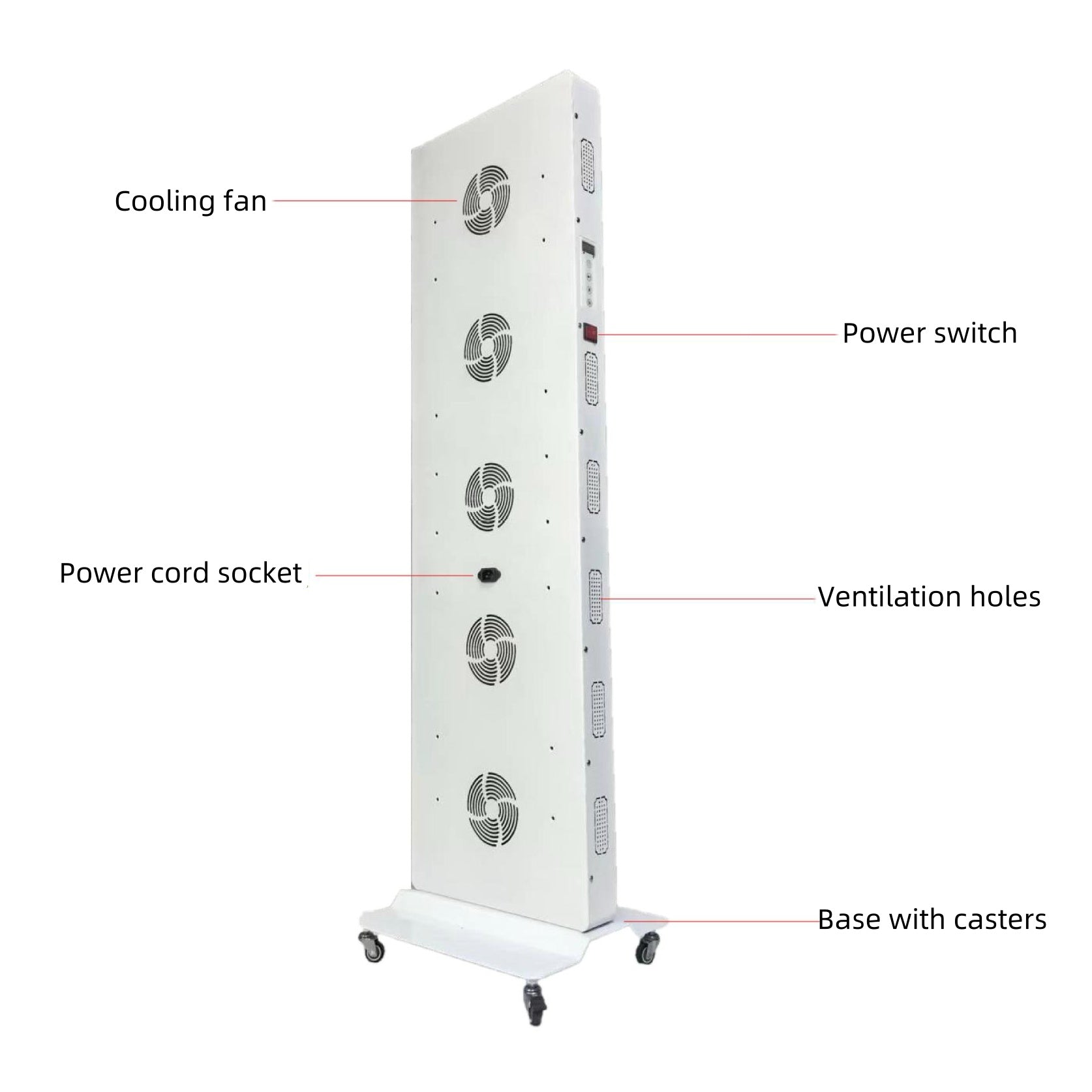 ALPRO1500 Rotes LED-Lichttherapie-Panel, 420 W tiefrote 660 nm und Nahinfrarot 850 nm LED-Lichttherapie