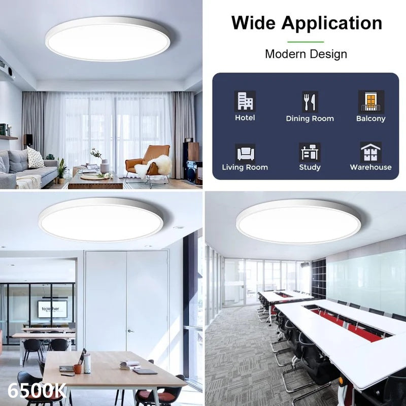 15,7 Zoll runde LED-Deckenleuchte – 32 W – Weiß – 3000 K / 4500 K / 5000 K / 6500 K – Deckenleuchte zur Unterputzmontage – Lokaler Lagerbestand (US/UK/DE)