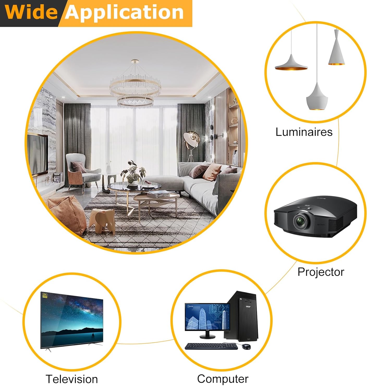 14 AWG Electrical Wire, 2/3/4/5 Conductor Stranded Tinned Copper Cable, Black/White PVC Multi-Core Extension Cord, Flexible Control Wire — 10/20/50m (33ft–165ft) Options