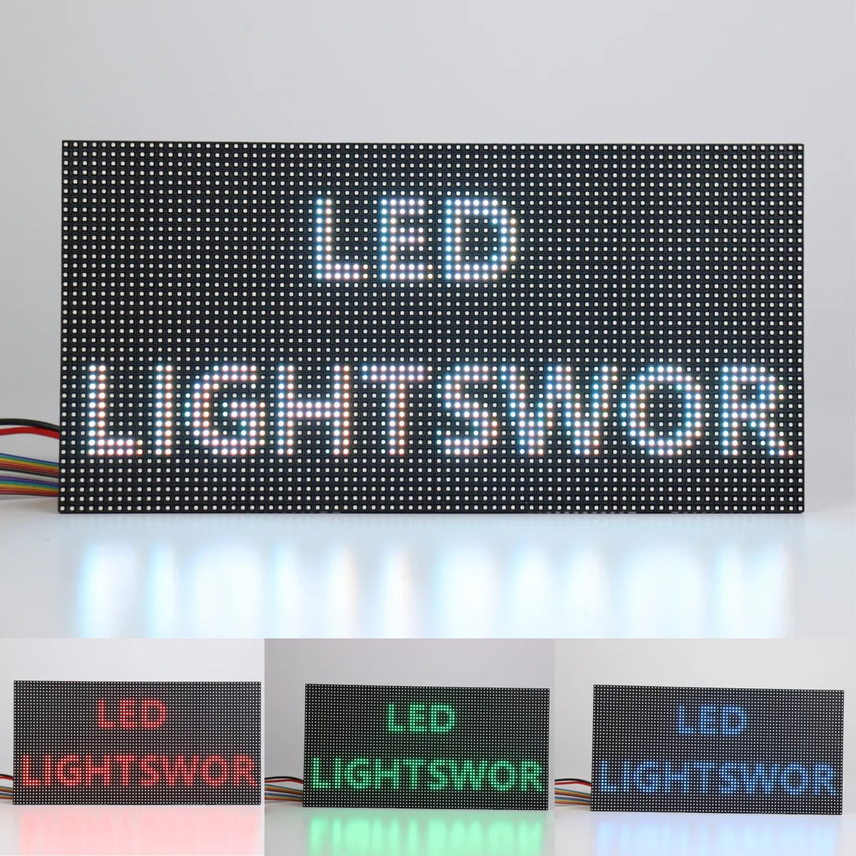 OF-3W Series Outdoor Flexible LED Module – P3.076 | 320×160mm Panel | Magnetic Mounting | All-in-One Design | Cylinder LED Displays & Flexible LED Screens