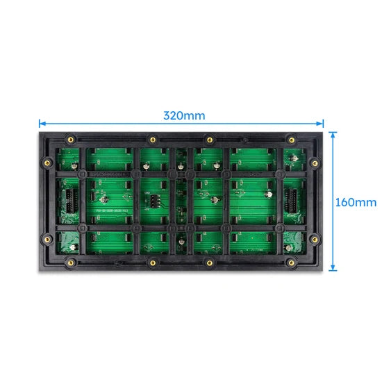 OD-SL Series Outdoor LED Module – P6.67 / P8 / P10 | 320×160mm | IP65 with Screw-Lock Design | SMD | Rear Service | LED Billboard Screens & Highway Advertising Displays | MOQ: 100 pcs