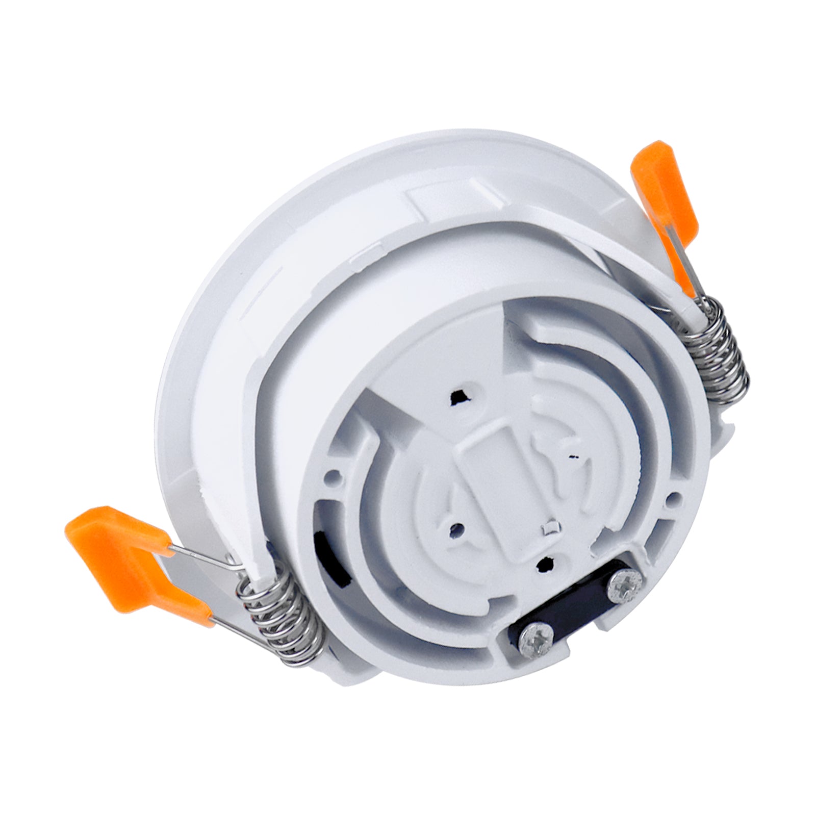 Spot LED givré ultra-mince réglable série ECO-5 – Boîtier blanc – Intensité variable TRIAC – 5 W (découpe de 3 po) – Paquet de 4 – 3 000 K à 6 000 K – 100 à 130 V / 200 à 240 V