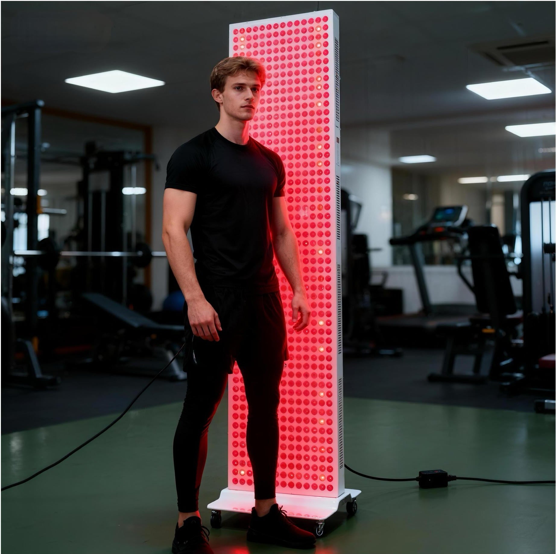 AL-PRO Series Heavy Duty Panel Red Therapy Light – 1000W / 1250W  | Dual Chip Red Light & Infrared | Touch Control with Timer & Pulse Dimming | Hanging/Mobile Stand/Electrical Mobile Stand Options| for Pain Relief & Skin Beauty