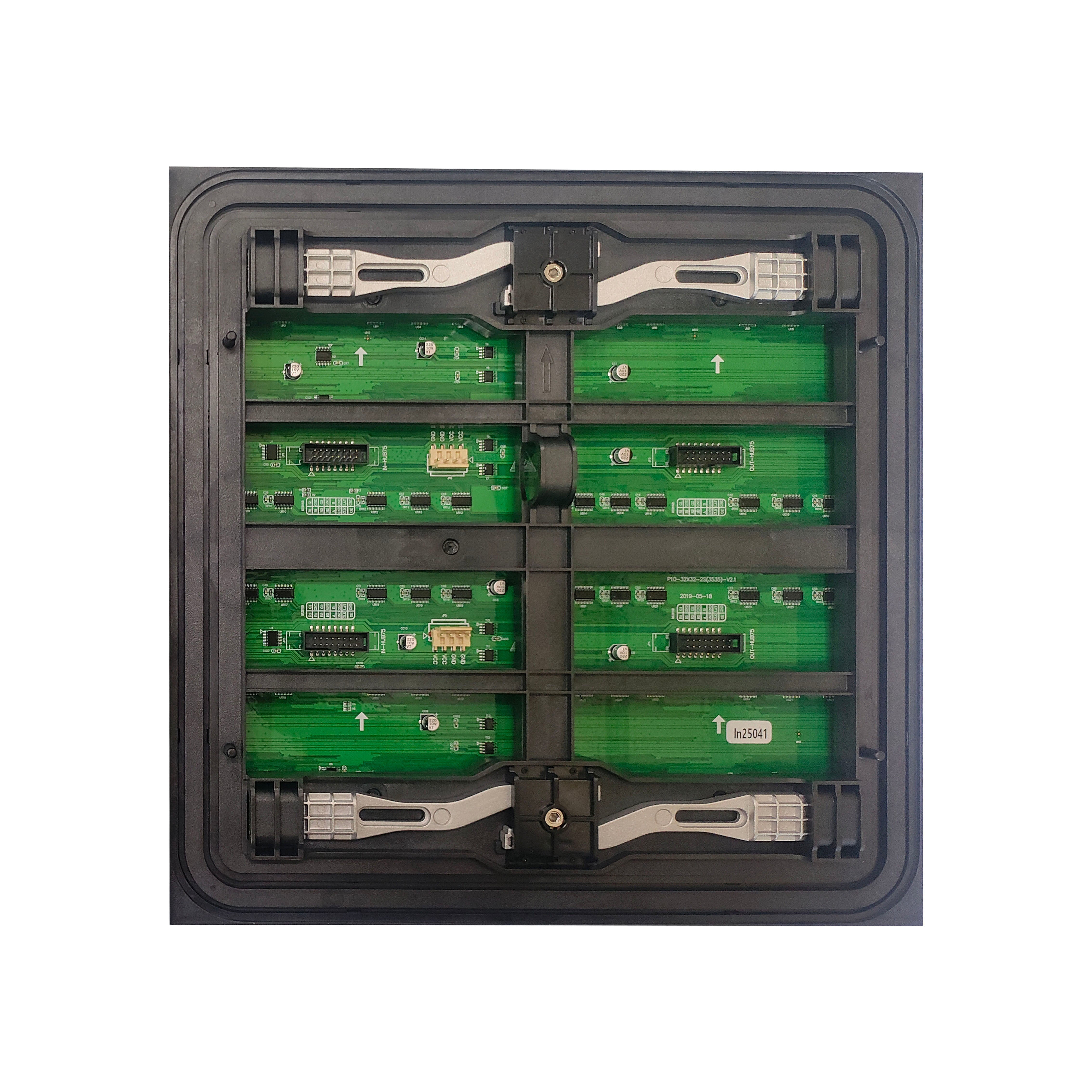 Module LED d'extérieur série OD-PM – P4 / P5 / P6.67 / P8 / P10 | Panneau carré 320 × 320 mm | IP65, entretien avant et arrière 