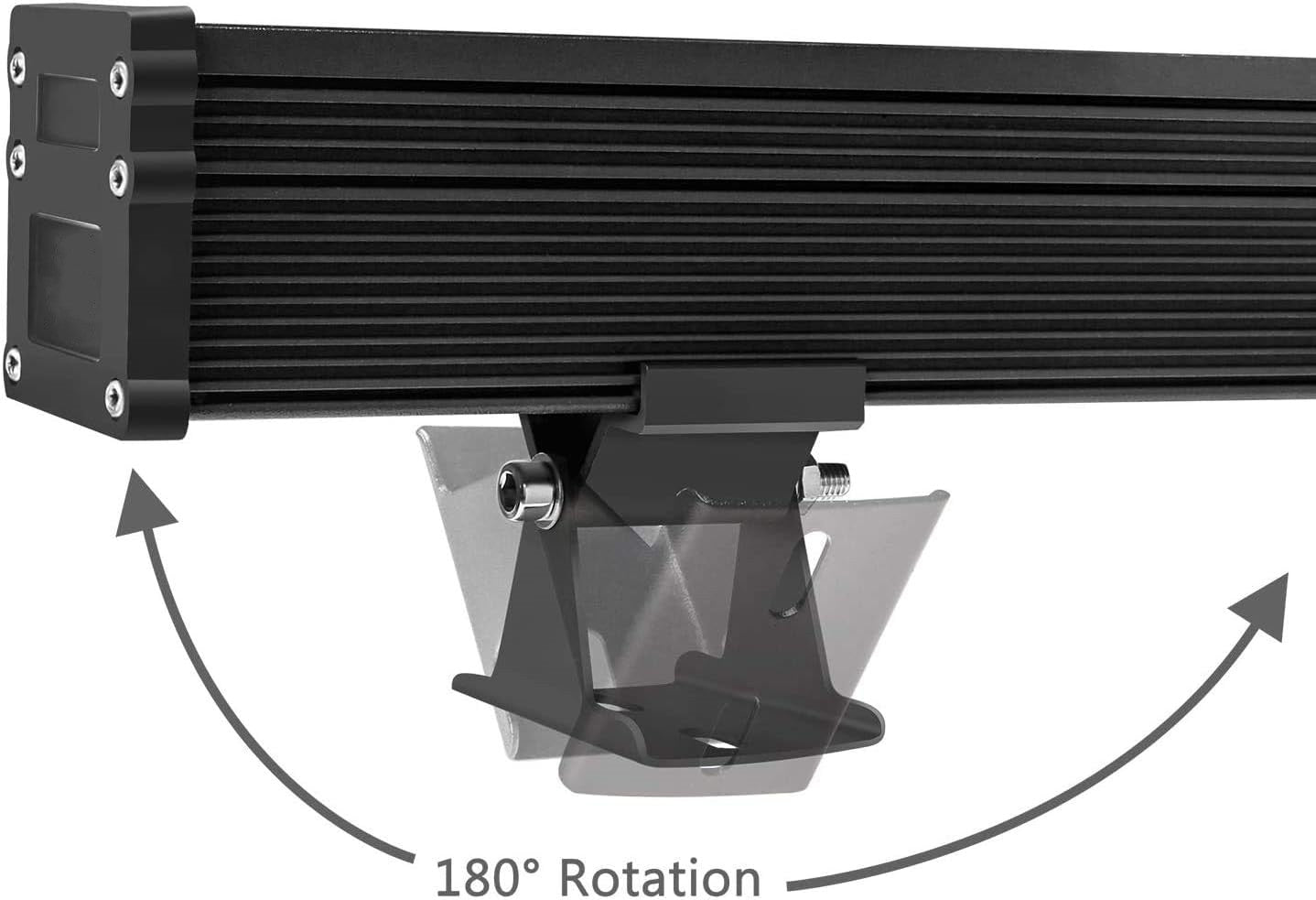 Linkable 5056 Linear Smart RGBCW LED Wall Washer – 60W |AC110V / AC220V | Waterproof Color Changing Wall Wash Light |  RF Remote/APP Control | for Indoor & Outdoor Architectural Lighting