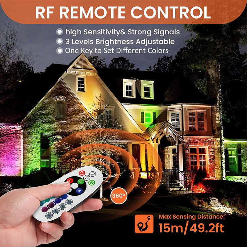 Low Voltage RGBWW Inground LED Well Lights – 6W | RGB + 3000K Warm White | DC 12V–24V | IP65 Waterproof | Outdoor Landscape & Ground Lighting for Garden, Yard & Driveway | 6 / 8-Pack