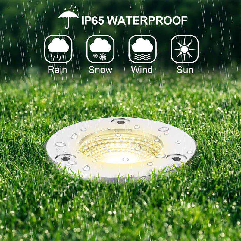 Low Voltage RGBWW Inground LED Well Lights – 6W | RGB + 3000K Warm White | DC 12V–24V | IP65 Waterproof | Outdoor Landscape & Ground Lighting for Garden, Yard & Driveway | 6 / 8-Pack