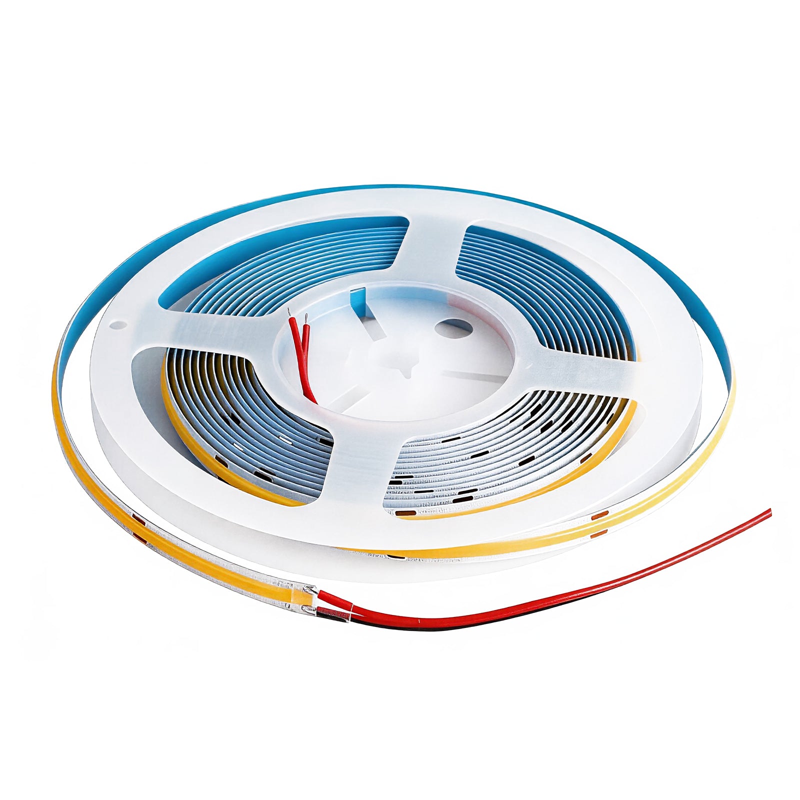 COB Flexible LED Strip Light - 12V / 24V | 320 / 480 LEDs/M | 3000K / 4000K / 6500K / Red / Blue / Green / Pink / Yellow | 8mm PCB | CRI 90+ | Dot-Free Continuous Lighting | Non-Waterproof | for Cabinets,Kitchen Office Lighting | 5/50M