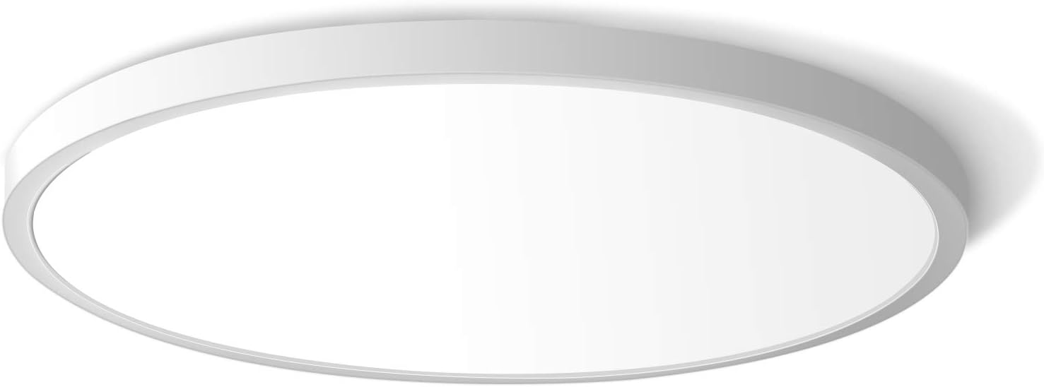 7 Inch Round LED Ceiling Light – 12W – White – 3000K / 4500K / 5000K / 6500K – Flush Mount Ceiling Light – Local Stock (US/UK)