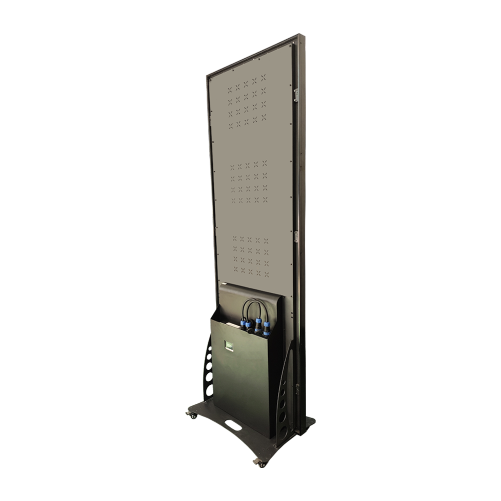 Écran d'affichage LED série EP-BAT | Alimentation par batterie, sans prise | Raccordable | 640 / 960 × 1920 mm | P2,5 / P1,86 / P1,53 / P1,25 