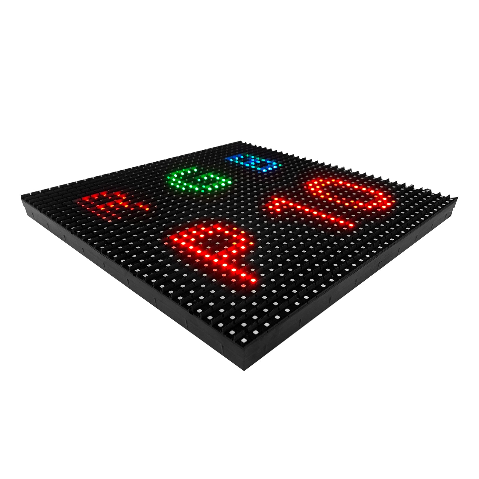 Module LED d'extérieur série OD-PM – P4 / P5 / P6.67 / P8 / P10 | Panneau carré 320 × 320 mm | IP65, entretien avant et arrière 