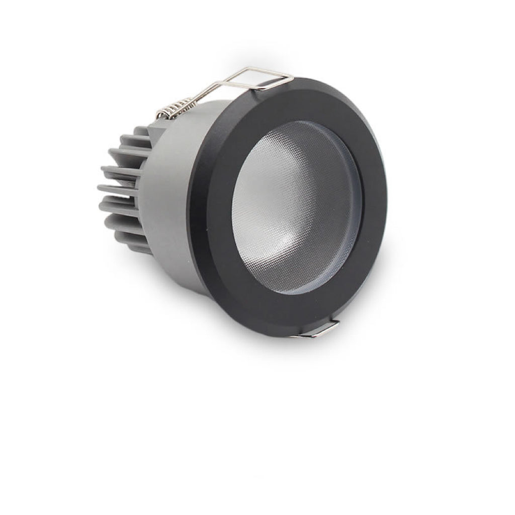 7 W 12 W 3 Zoll wasserdichtes IP65 CRI>80 rundes LED-Downlight, dampfdicht, passend für Dusche, Sauna und Außenbeleuchtung