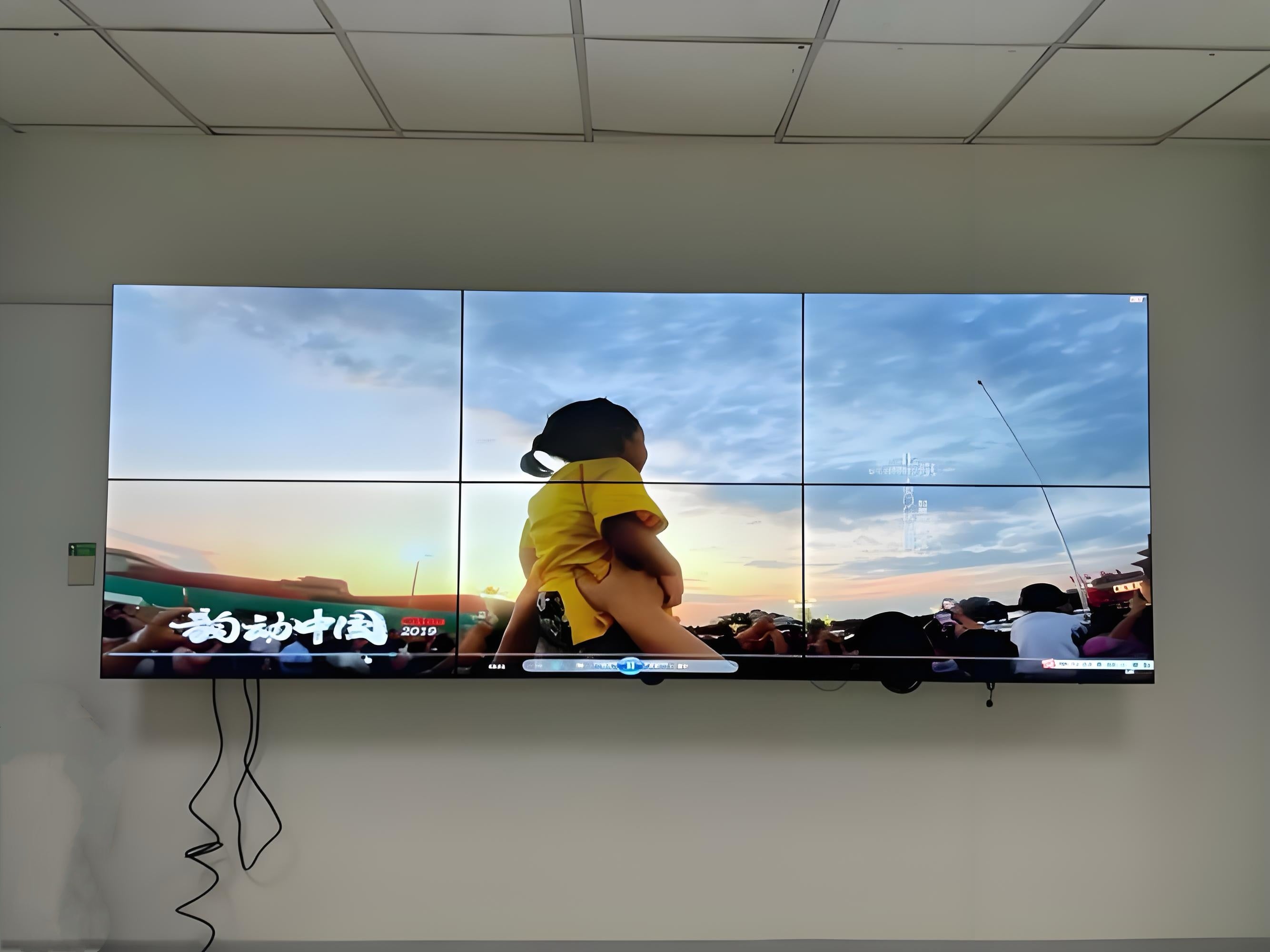 49” BOE LCD Video Wall – 3x2 Kit (6 Panels) | 1920x1080 FHD | 500 nits | Ultra Narrow Bezel 3.5mm | HDMI Splicer + Wall Mount Included