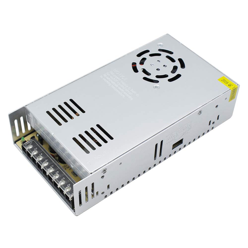 DC 12 V/24 V Schaltnetzteil 300 W–600 W, AC 110/220 V Eingang, Hochleistungs-LED-Treibertransformator, Kühllüfter-Metallgehäuse, CE/FCC/RoHS-zertifiziert