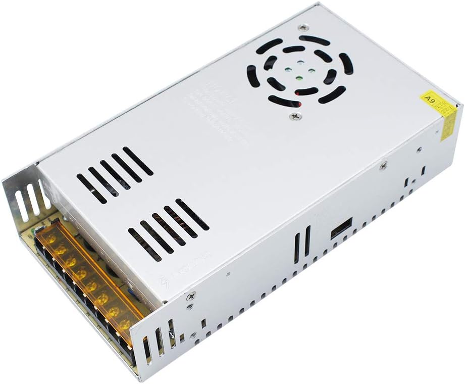 DC 12 V/24 V Schaltnetzteil 300 W–600 W, AC 110/220 V Eingang, Hochleistungs-LED-Treibertransformator, Kühllüfter-Metallgehäuse, CE/FCC/RoHS-zertifiziert