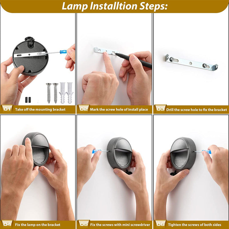 Low Voltage LED Deck Lights Kit - 6 / 8 Pack Fence Lights with Transformer Photocell Sensor | 3000K Warm White | IP67 Waterproof | Outdoor Lights for Walkway Stair Post Railing