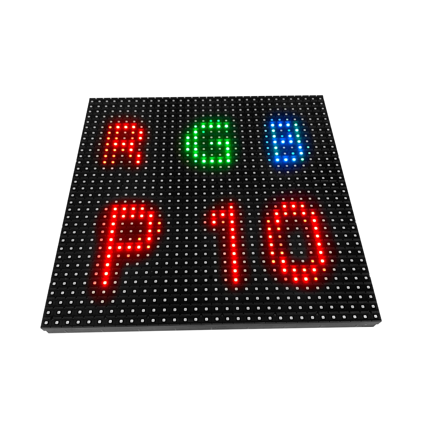 Module LED d'extérieur série OD-PM – P4 / P5 / P6.67 / P8 / P10 | Panneau carré 320 × 320 mm | IP65, entretien avant et arrière 