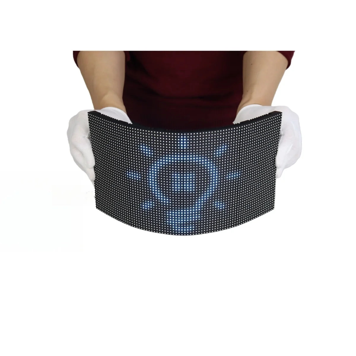OF-3W Series Outdoor Flexible LED Module – P3.076 | 320×160mm Panel | Magnetic Mounting | All-in-One Design | Cylinder LED Displays & Flexible LED Screens