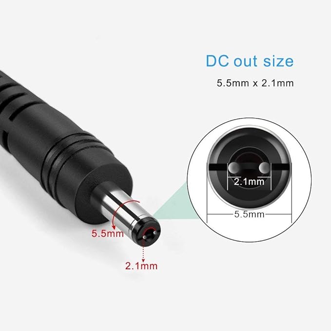 12-V-Netzteiladapter 12 W/24 W, AC 100–240 V Eingang, Wandstecker-Transformator, schwarzes Gehäuse – US/UK-Stecker, LED-Treiber für Streifen/CCTV/Elektronik 