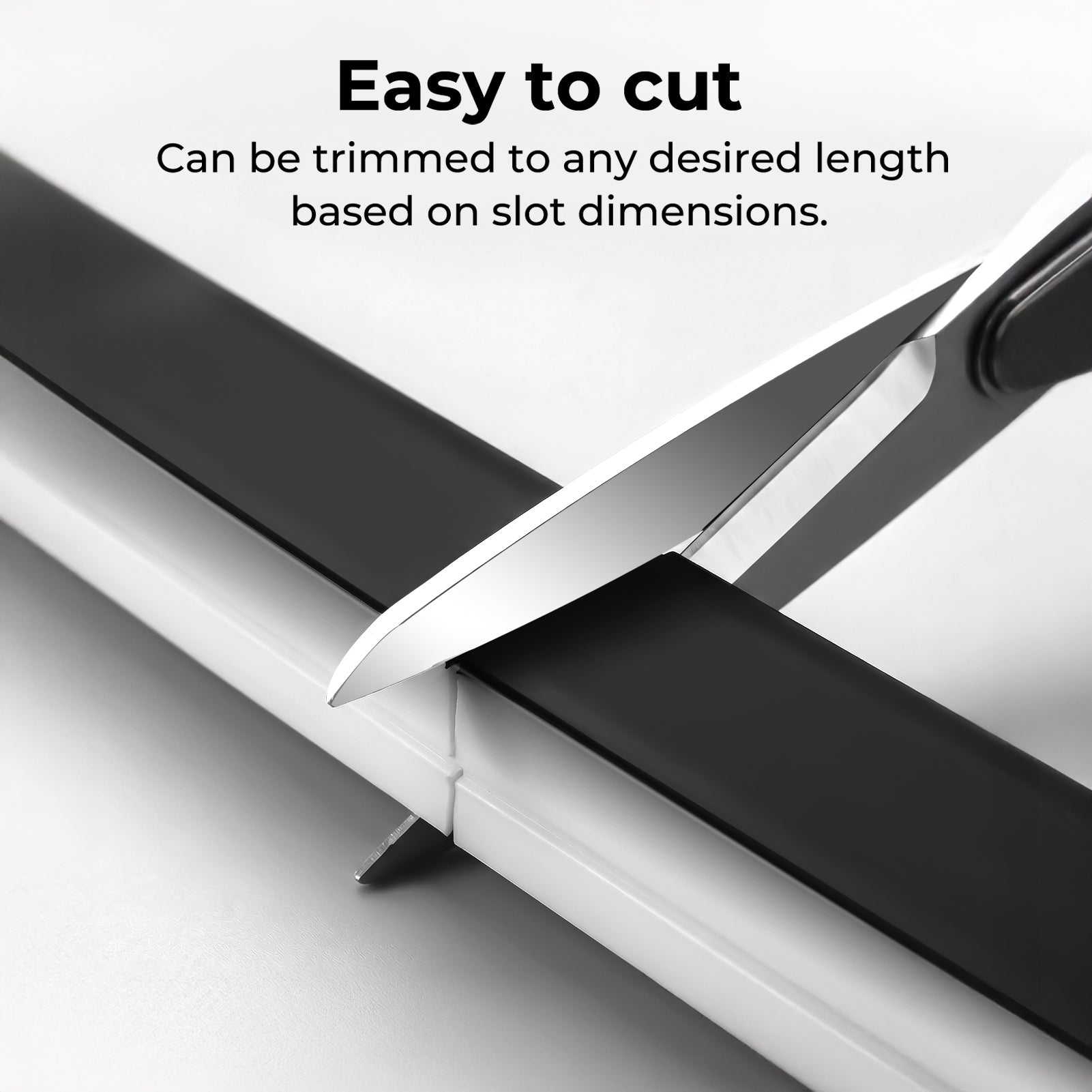 16×16mm Quick Install Neon Light Housing – S1616-T Black Transparent Mounting Edge | Silicone LED Channel System | Max Strip Width ≤12 mm | Top-Emitting Neon Diffuser Cover | for Cove Lighting & LED Signage Lighting | 164FT/50M