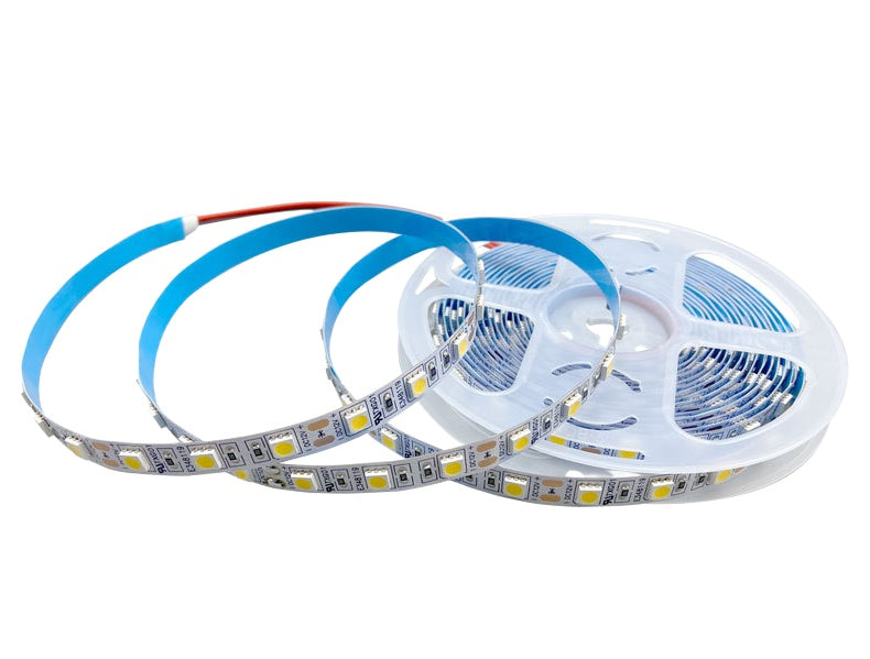 DC 12V Dimmbare SMD5050-300 Flexible LED-Streifen 60 LEDs pro Meter 10mm Breite 900lm pro Meter