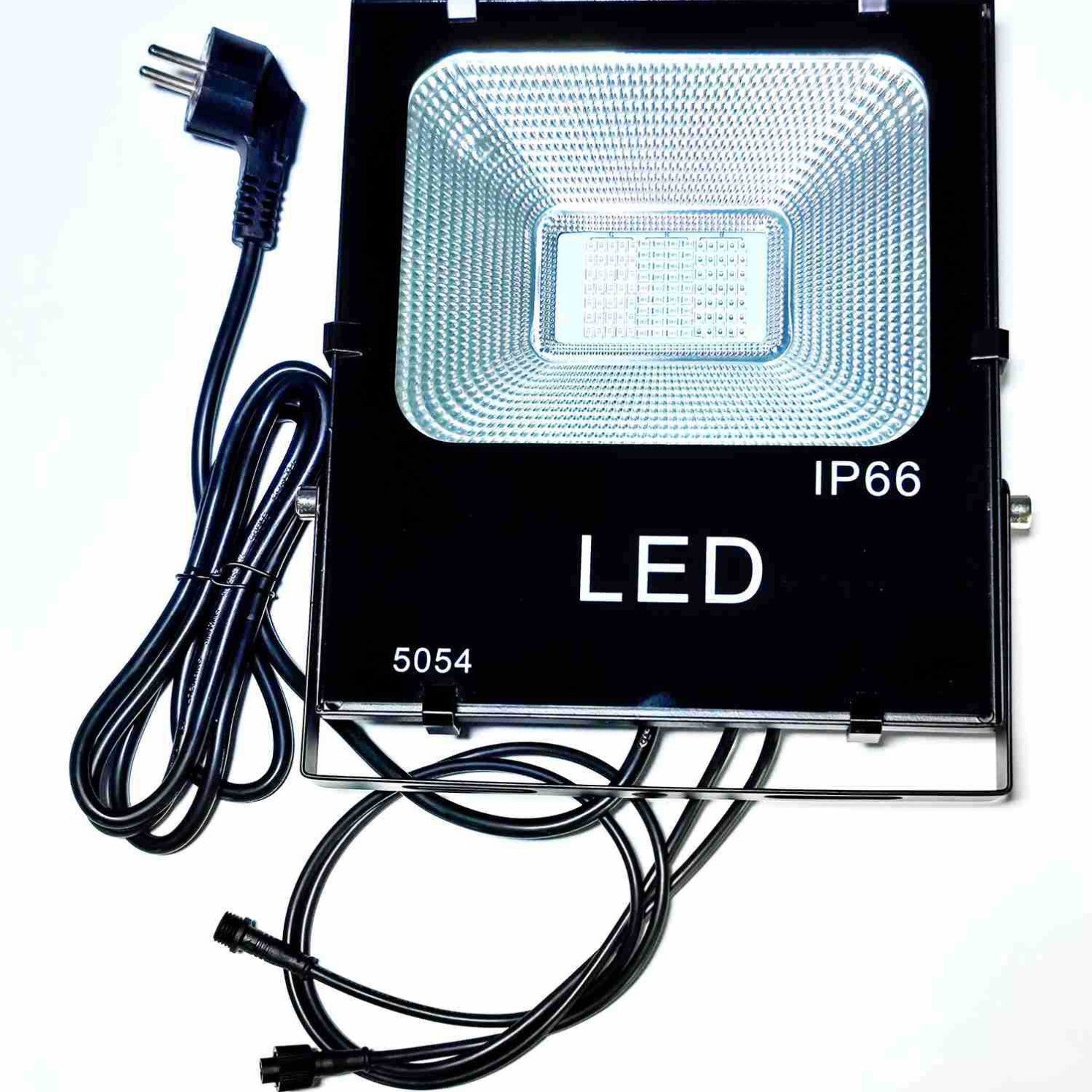 Projecteur LED RGB DMX512 100 W AC110-220 V, éclairage mural d'extérieur IP66, boîtier en aluminium noir, verre trempé, éclairage de sécurité haute luminosité, éclairage de tunnel, lampe de jardin, de paysage et de pelouse