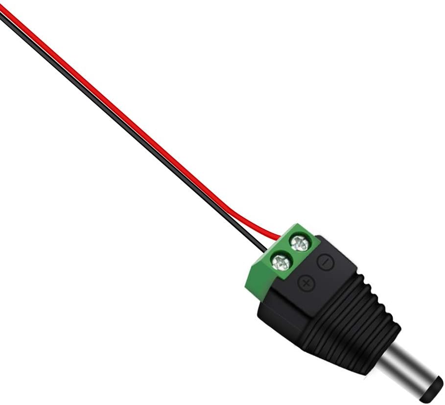 Adaptateur prise jack CC – 2,1 x 5,5 mm | Connecteur cylindrique mâle/femelle/mâle + femelle – Stock local États-Unis/Royaume-Uni 