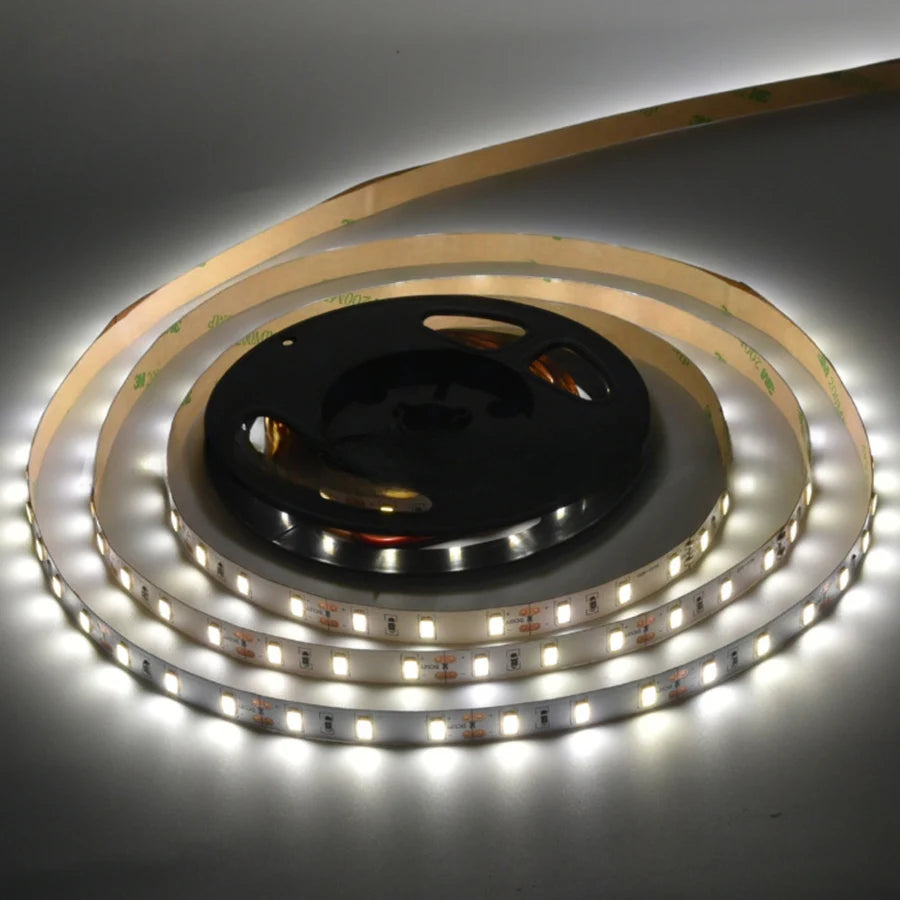 LG SMD5630 LED Strip Light – 12W/M | 60 LEDs/M | DC 12V | 10mm PCB | 5M Roll | 3000K / 4000K / 6000K | IP00 / IP67 | Single Color LED Strip for Mirror, Kitchen Cabinet, Bedroom, Christmas Decor | 5/50M
